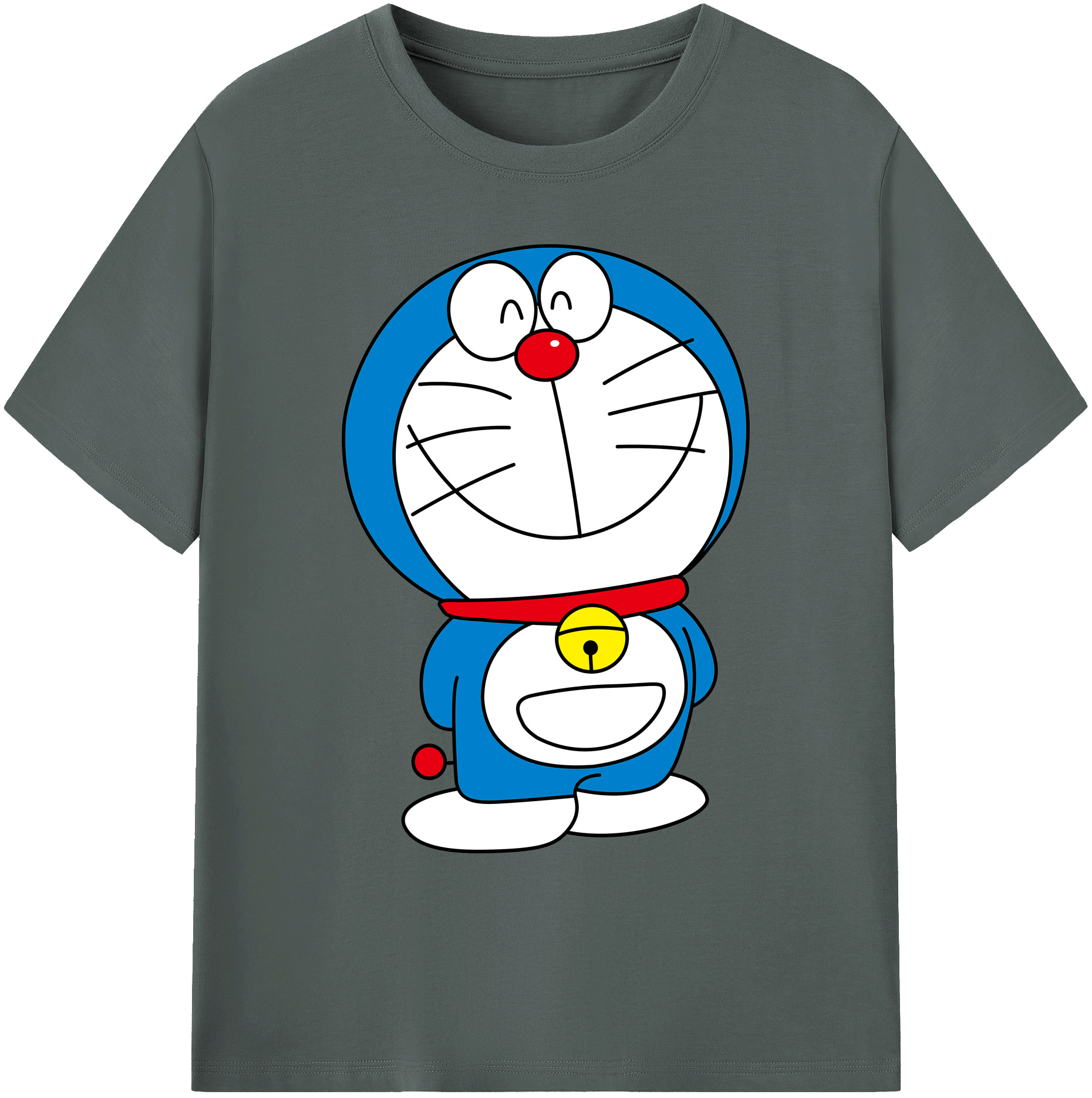 （画像用） ドラえもん Doraemon 綿100％ メンズ半袖Tシャツ｜肌触りやわらか＆通気性